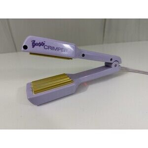 VTG Windmere Boss Hair Waver Crimping Iron Electric Lilac Purple Testing Works